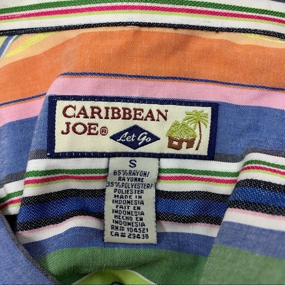 NWT Caribbean Joe Easy Care Buttoned Down Shirt - Picture 6 of 8
